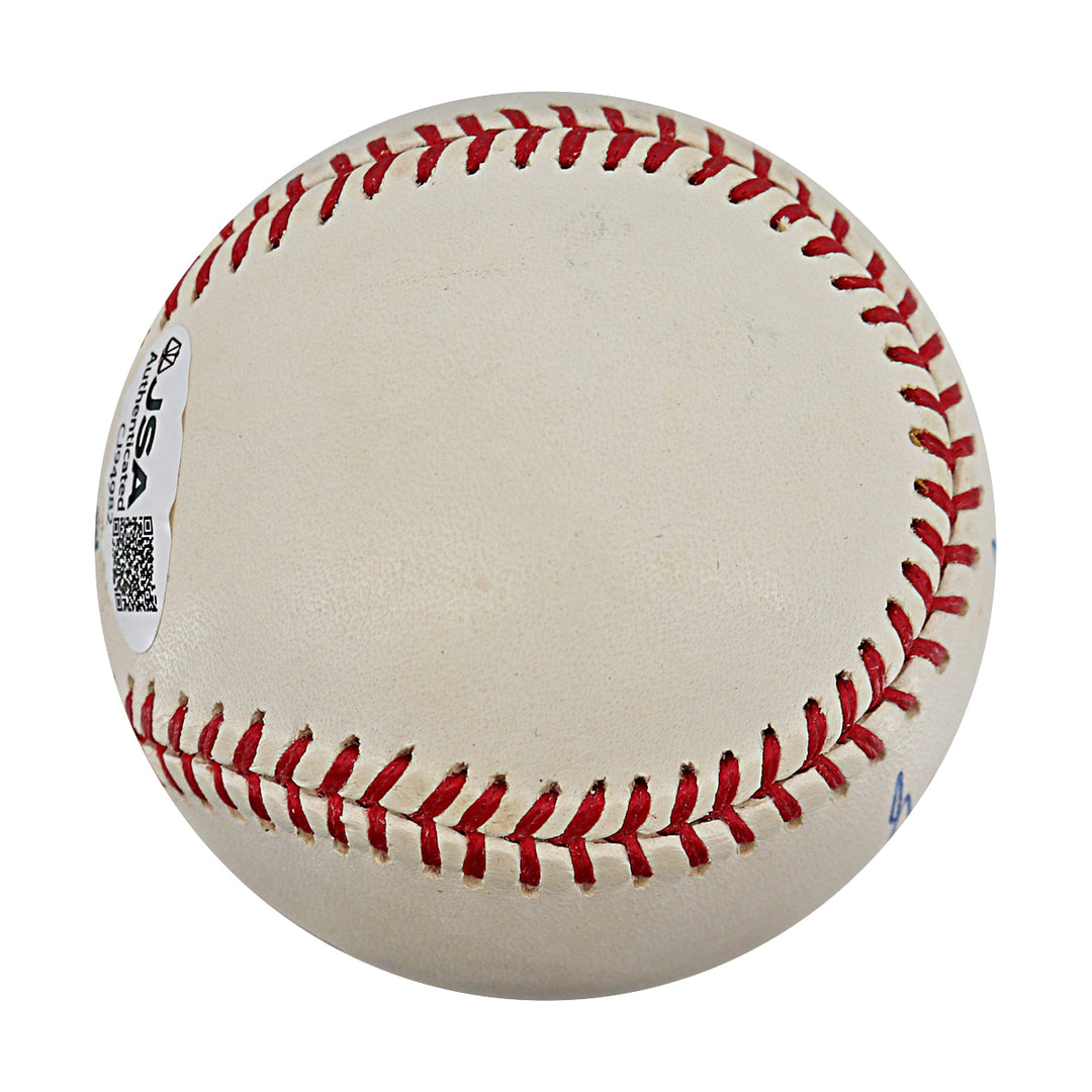 George J Alusik Detroit Tigers Autographed Inscribed OMLB Baseball JSA COA