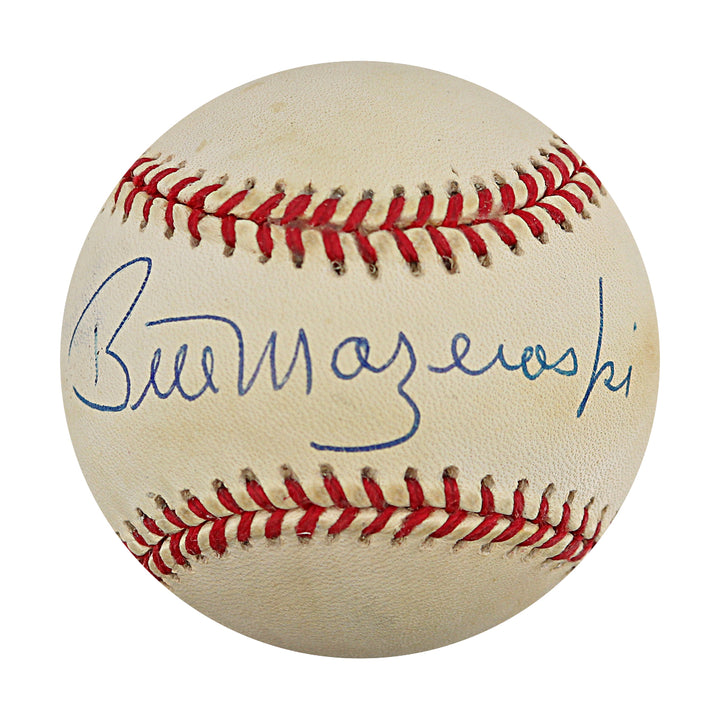 Bill Mazeroski Pittsburgh Pirates Autographed ONL Baseball JSA COA