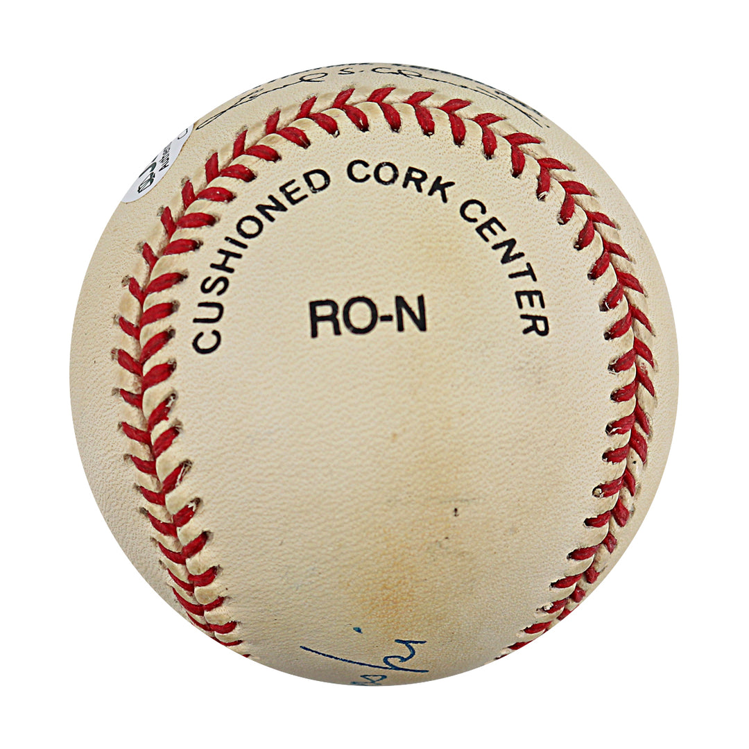 Bill Mazeroski Pittsburgh Pirates Autographed ONL Baseball JSA COA
