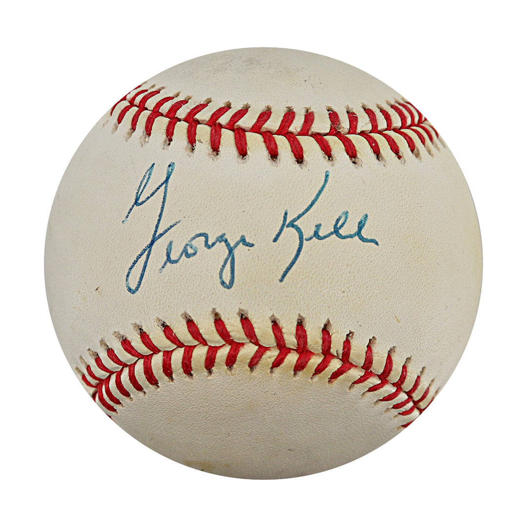 George Kell Detroit Tigers Autographed OAL Baseball JSA COA
