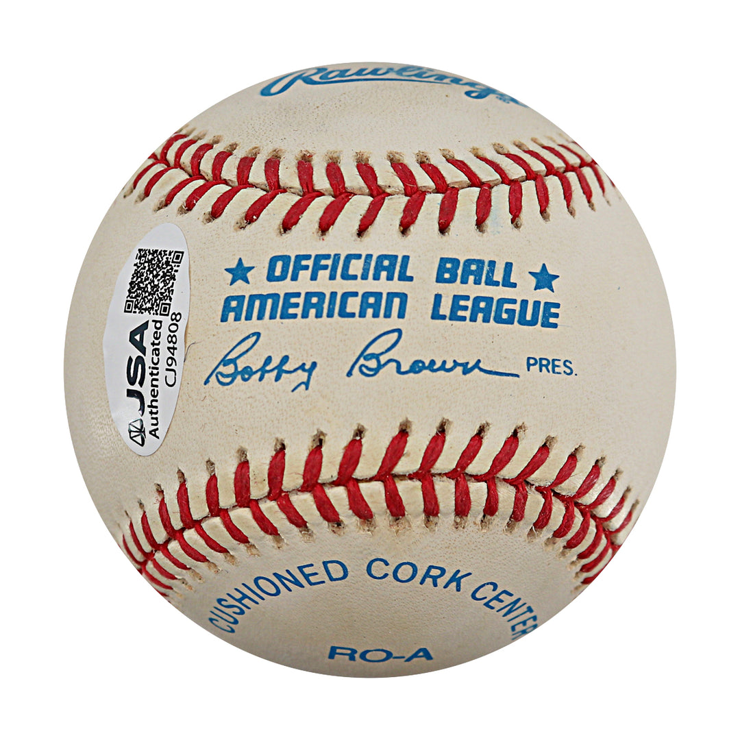 Hal Newhouser Detroit Tigers Autographed OAL Baseball JSA COA