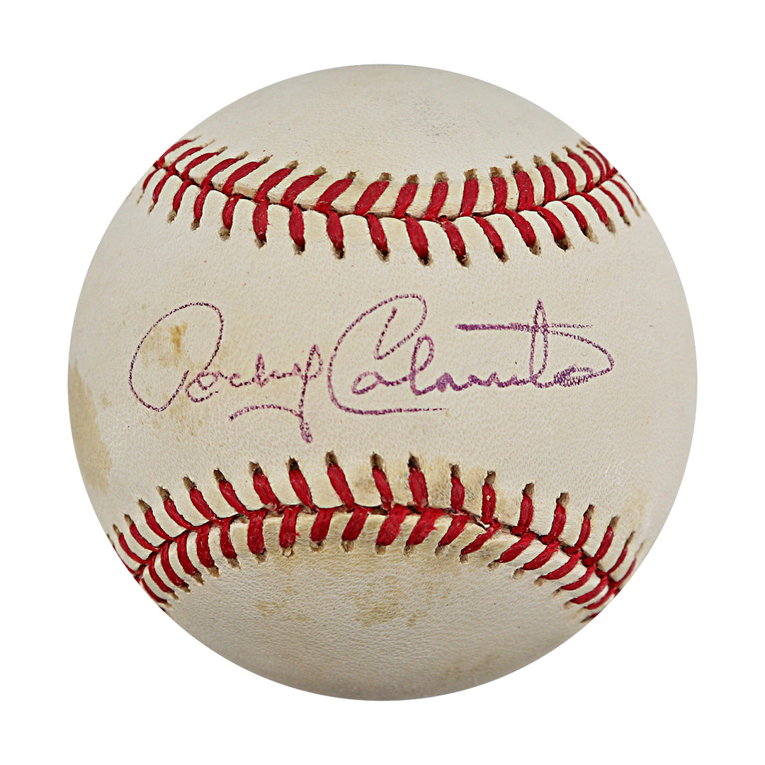 Rocky Colavito Cleveland Guardians Autographed OAL Baseball JSA COA
