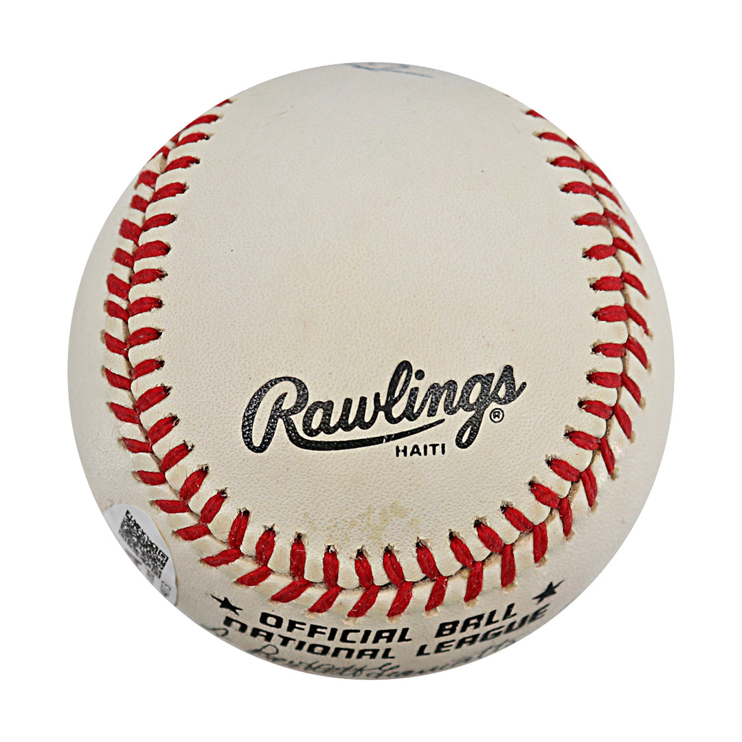 Billy Herman Chicago Cubs Autographed ONL Baseball JSA COA