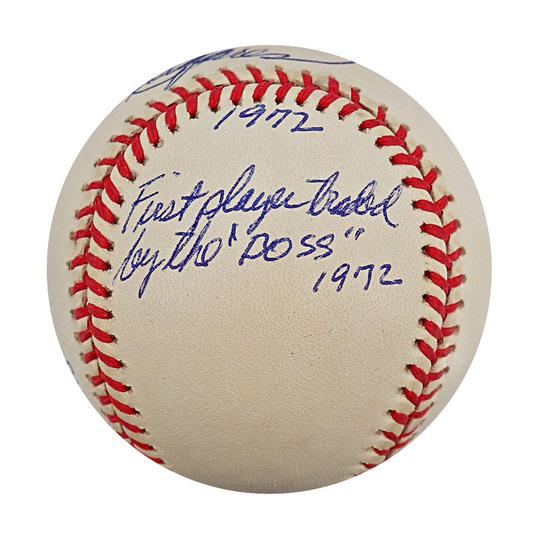Rusty Torres New York Yankees Autogrphed Inscribed OAL Baseball JSA COA
