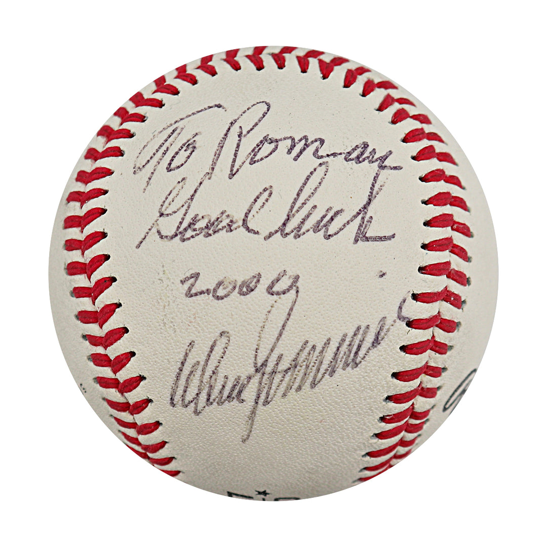 Don Zimmer Yankees Autographed Personalized Official League Baseball JSA COA