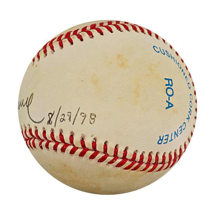 Jay Tessmer New York Yankees Autographed Inscribed OAL Baseball JSA COA