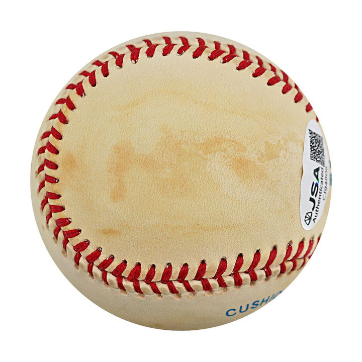 Jay Tessmer New York Yankees Autographed Inscribed OAL Baseball JSA COA