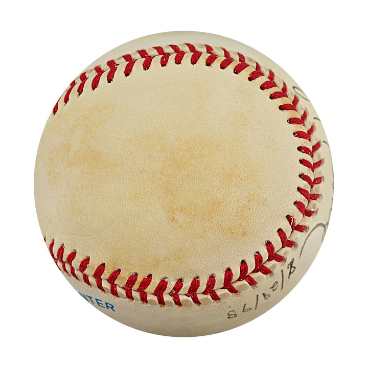 Jay Tessmer New York Yankees Autographed Inscribed OAL Baseball JSA COA