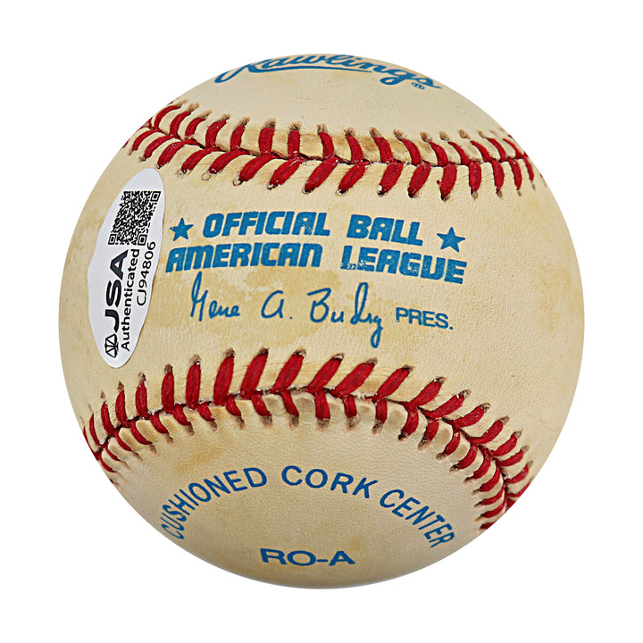 Jay Tessmer New York Yankees Autographed Inscribed OAL Baseball JSA COA