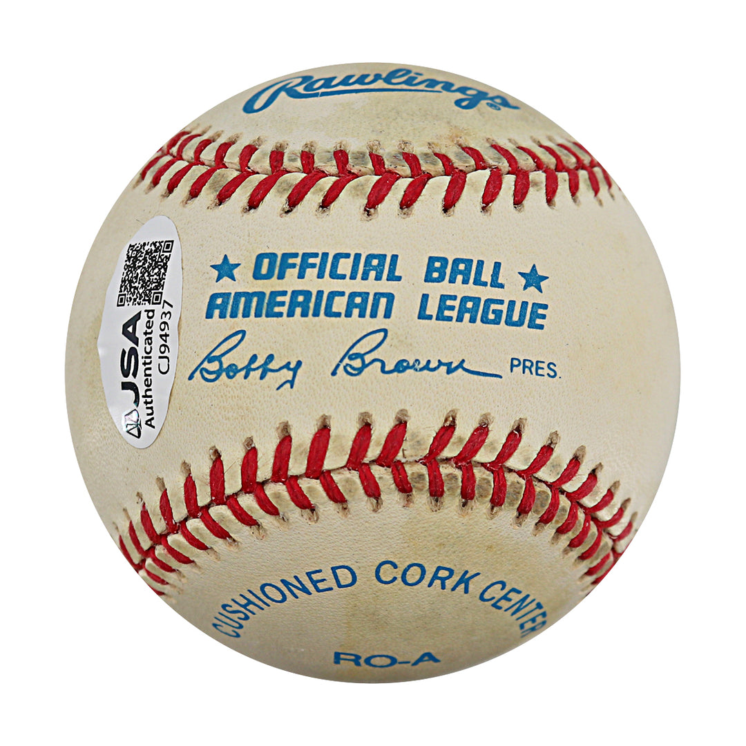 Johnny Blanchard New York Yankees Autographed OAL Baseball JSA COA