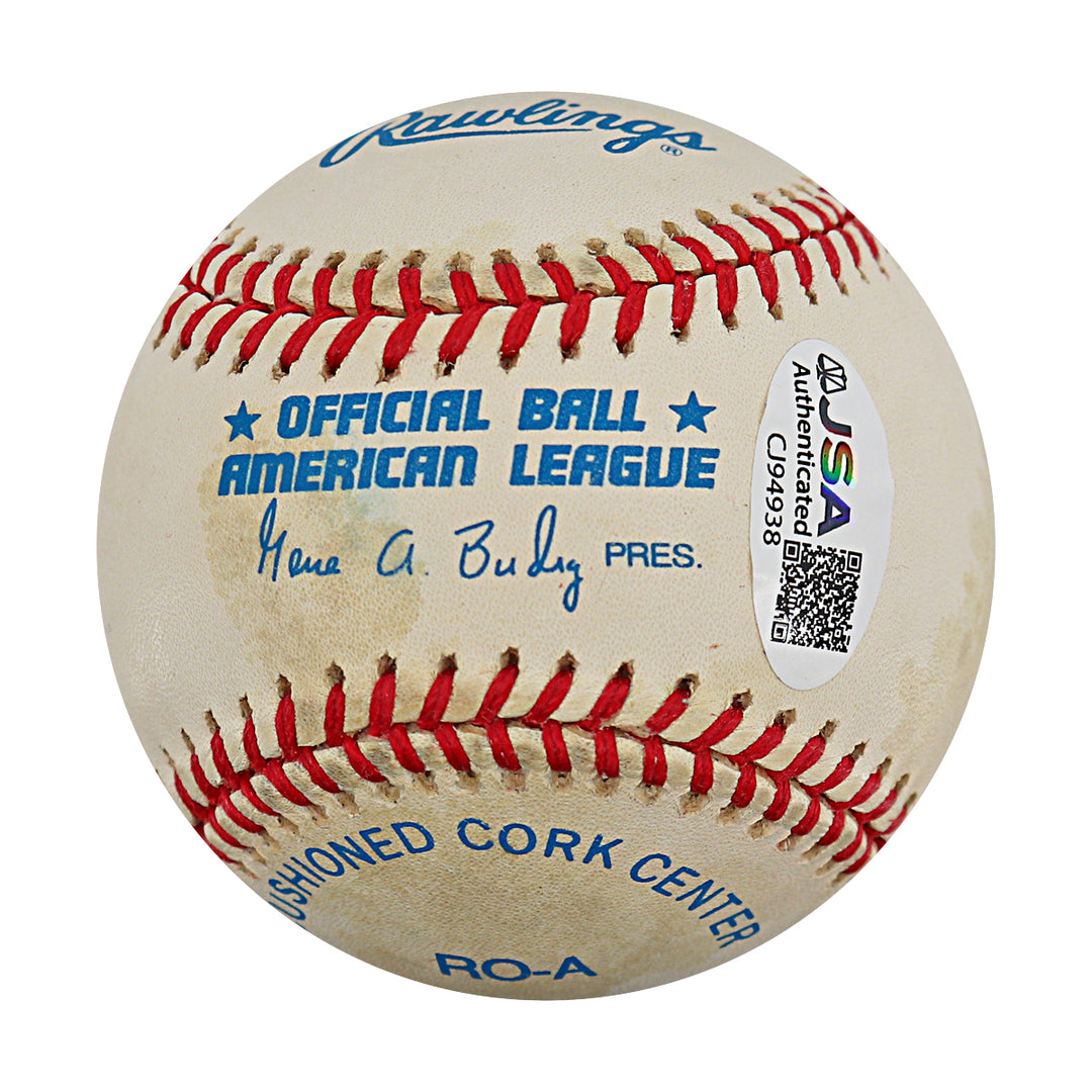 Jim Bouton New York Yankees Autographed OAL Baseball JSA COA