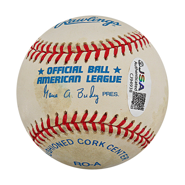 Jim Bouton New York Yankees Autographed OAL Baseball JSA COA