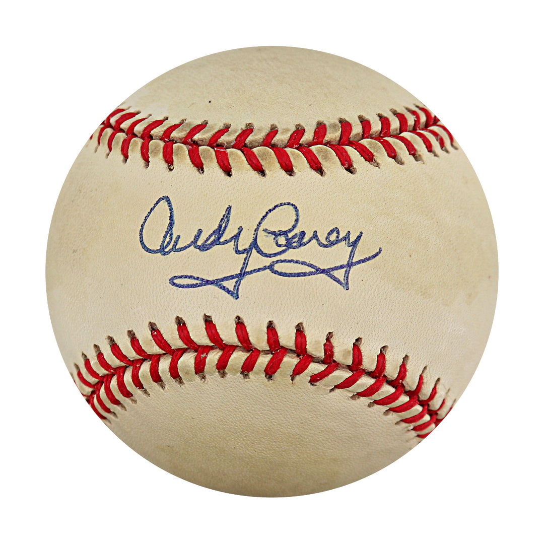Andy Carey Yankees White Sox Autographed OAL Baseball JSA COA