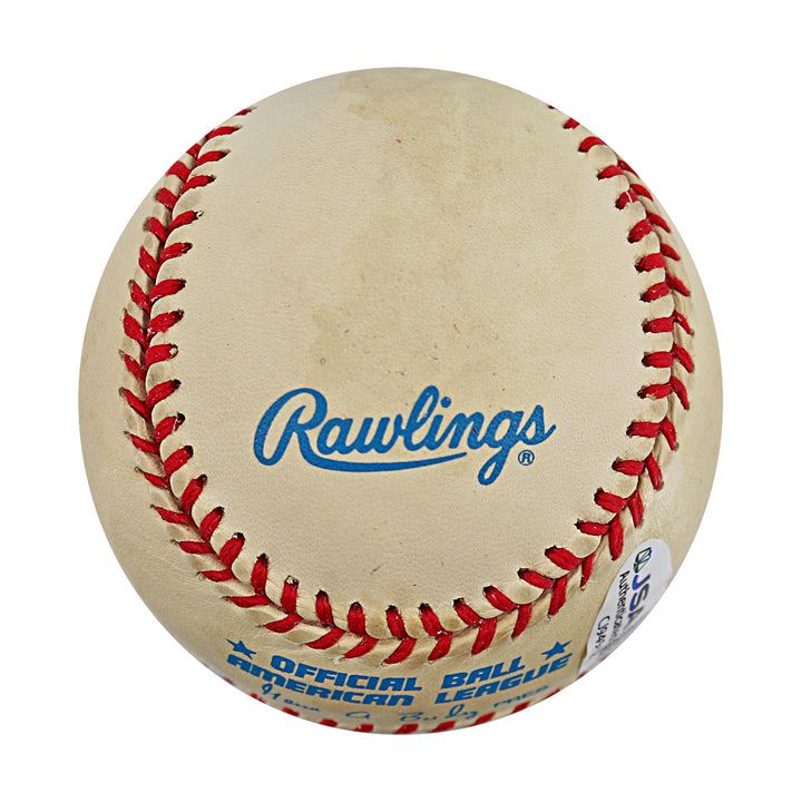 Andy Carey Yankees White Sox Autographed OAL Baseball JSA COA