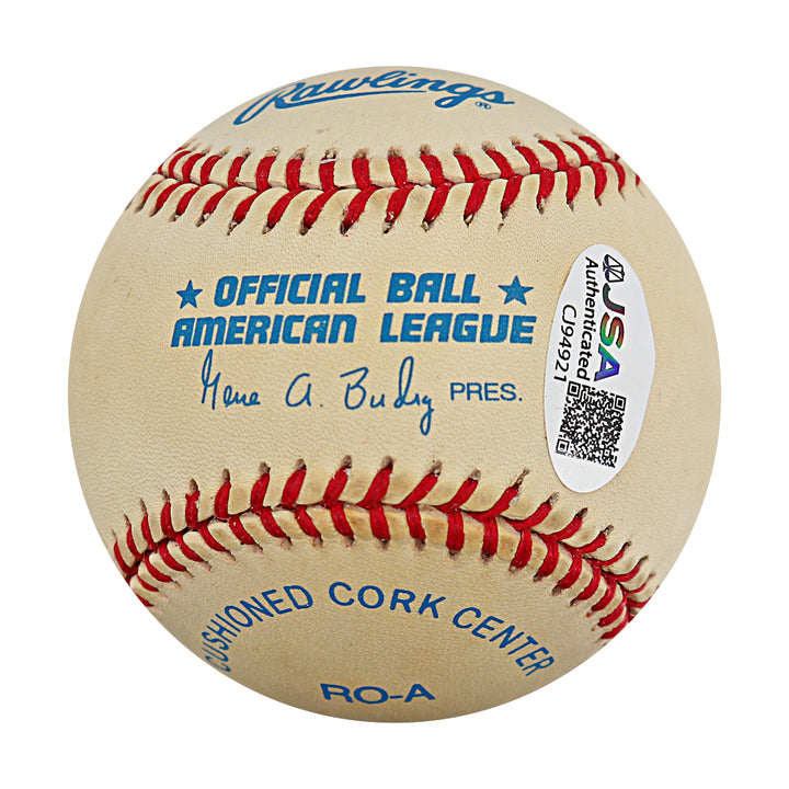 David Cone New York Yankees Autographed OAL Baseball JSA COA