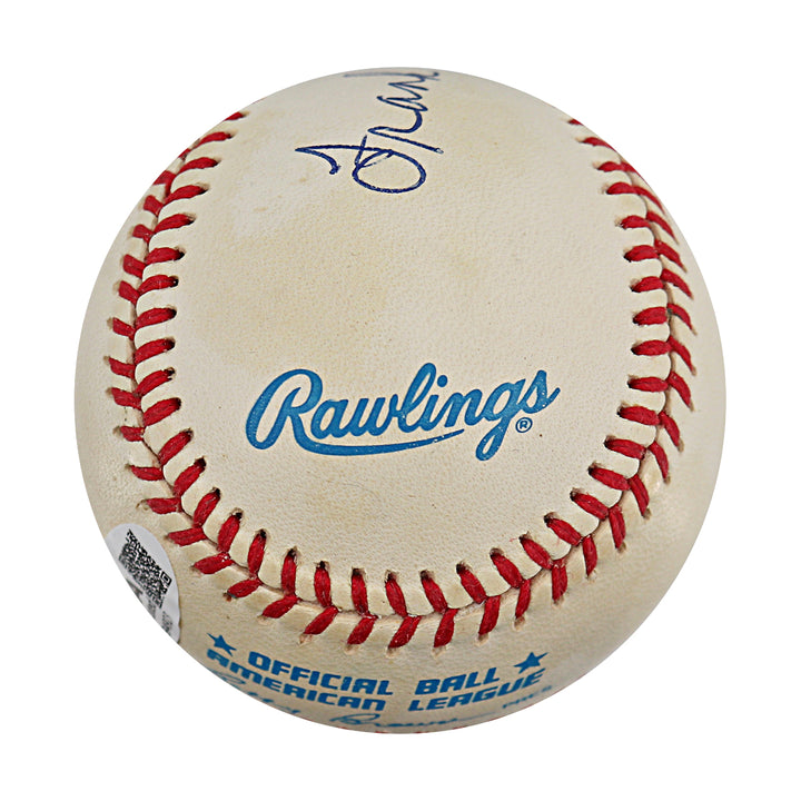 Frank Crosetti New York Yankees Autographed OAL Baseball JSA COA