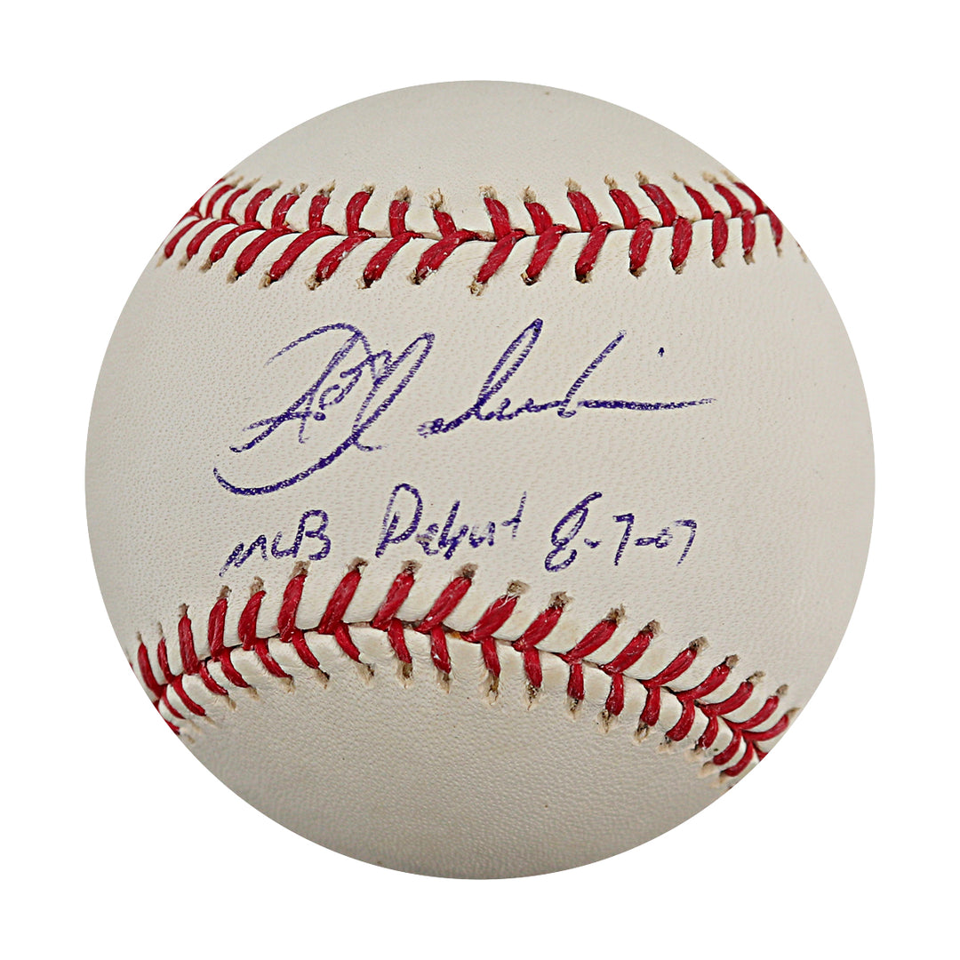 Joba Chamberlain New York Yankees Autographed Inscribed OMLB Baseball JSA COA