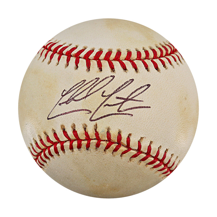 Chad Curtis New  York Yankees Autographed OAL Baseball JSA COA