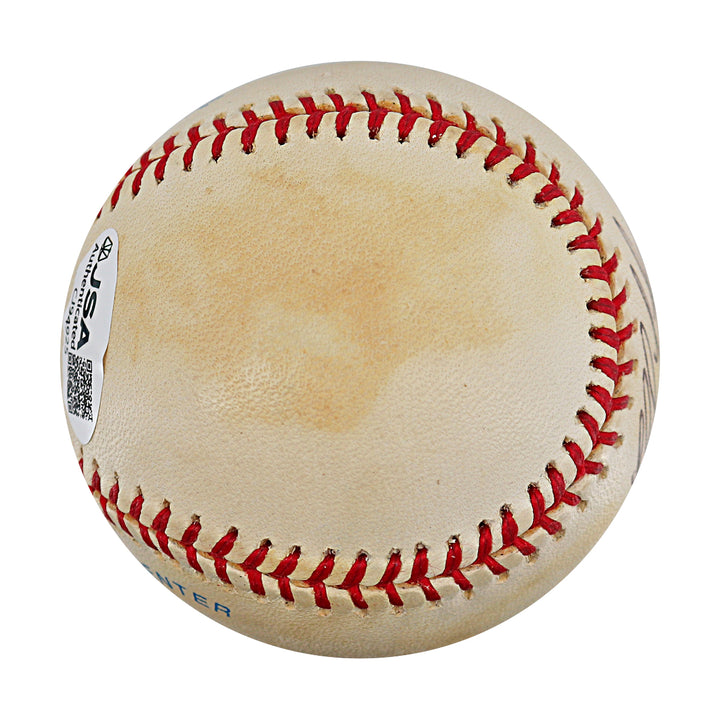 Chad Curtis New  York Yankees Autographed OAL Baseball JSA COA