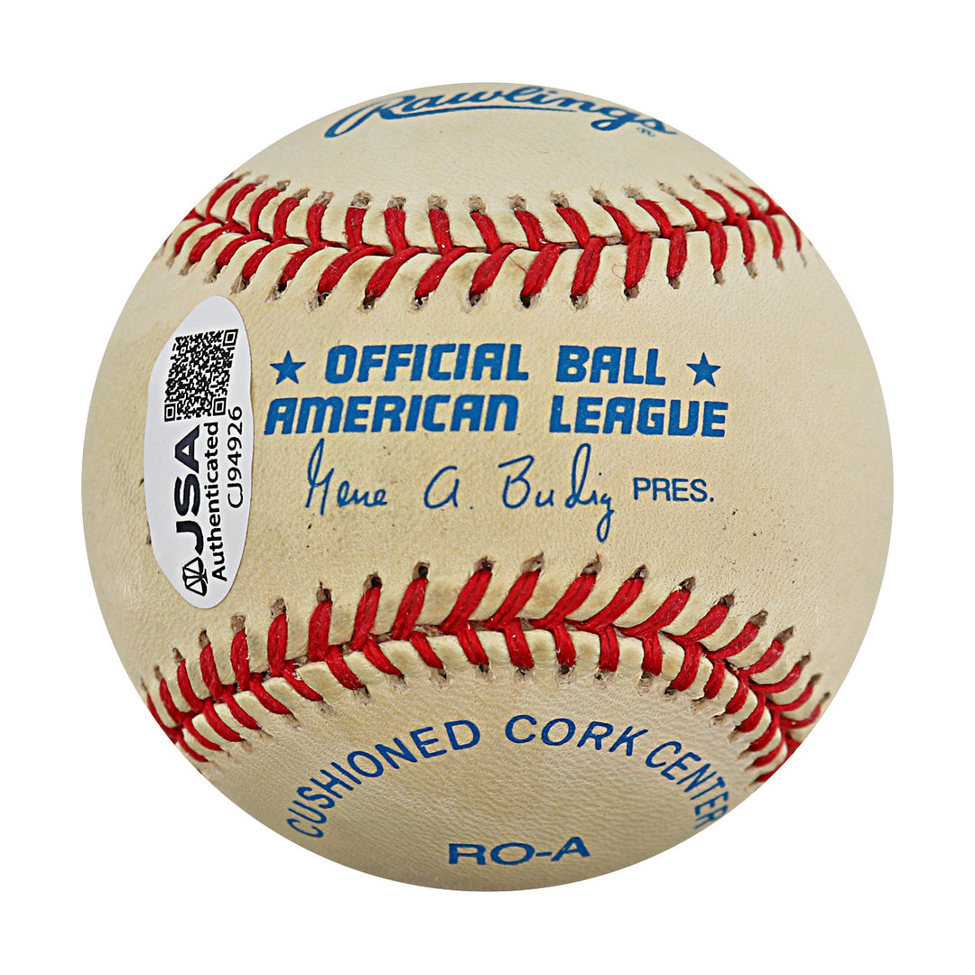 Joe DeMaestri New York Yankees Autographed Inscribed OAL Baseball JSA COA
