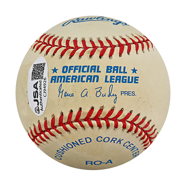 Joe DeMaestri New York Yankees Autographed Inscribed OAL Baseball JSA COA