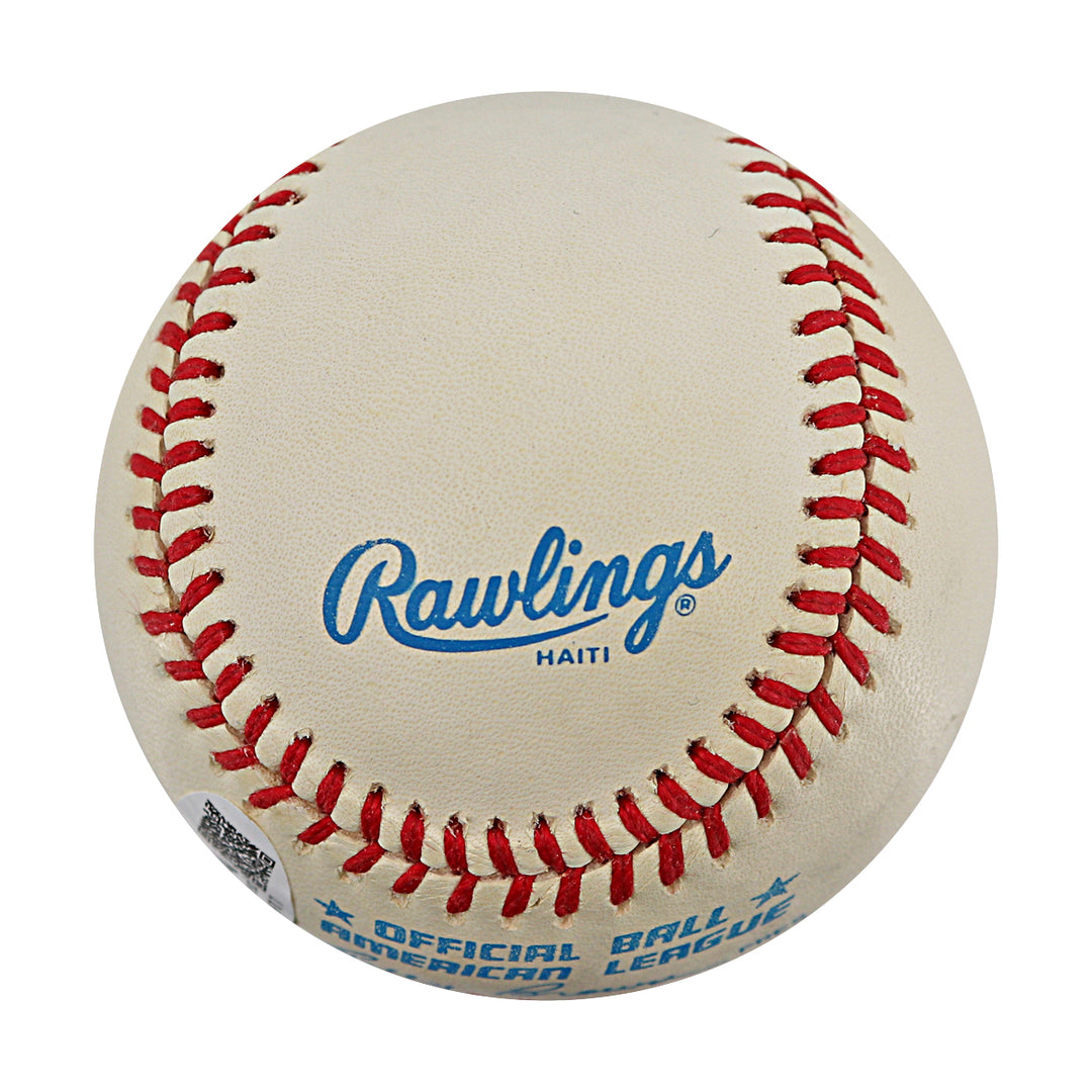 Y.A. Tittle New York Giants Autographed Inscribed OAL Baseball JSA COA