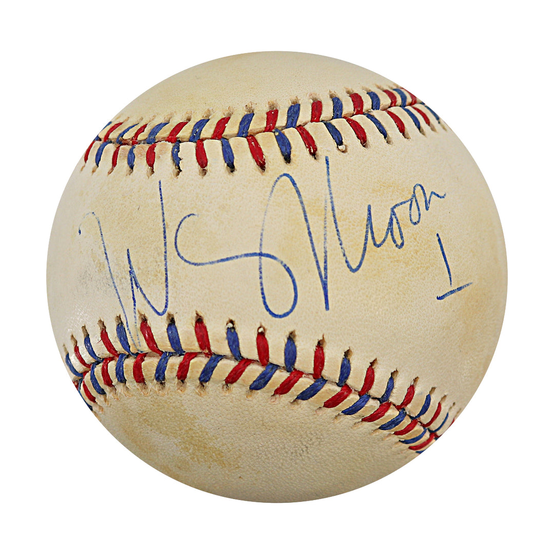 Warren Moon Houston Oilers Autographed 1995 All Star Game Baseball JSA COA