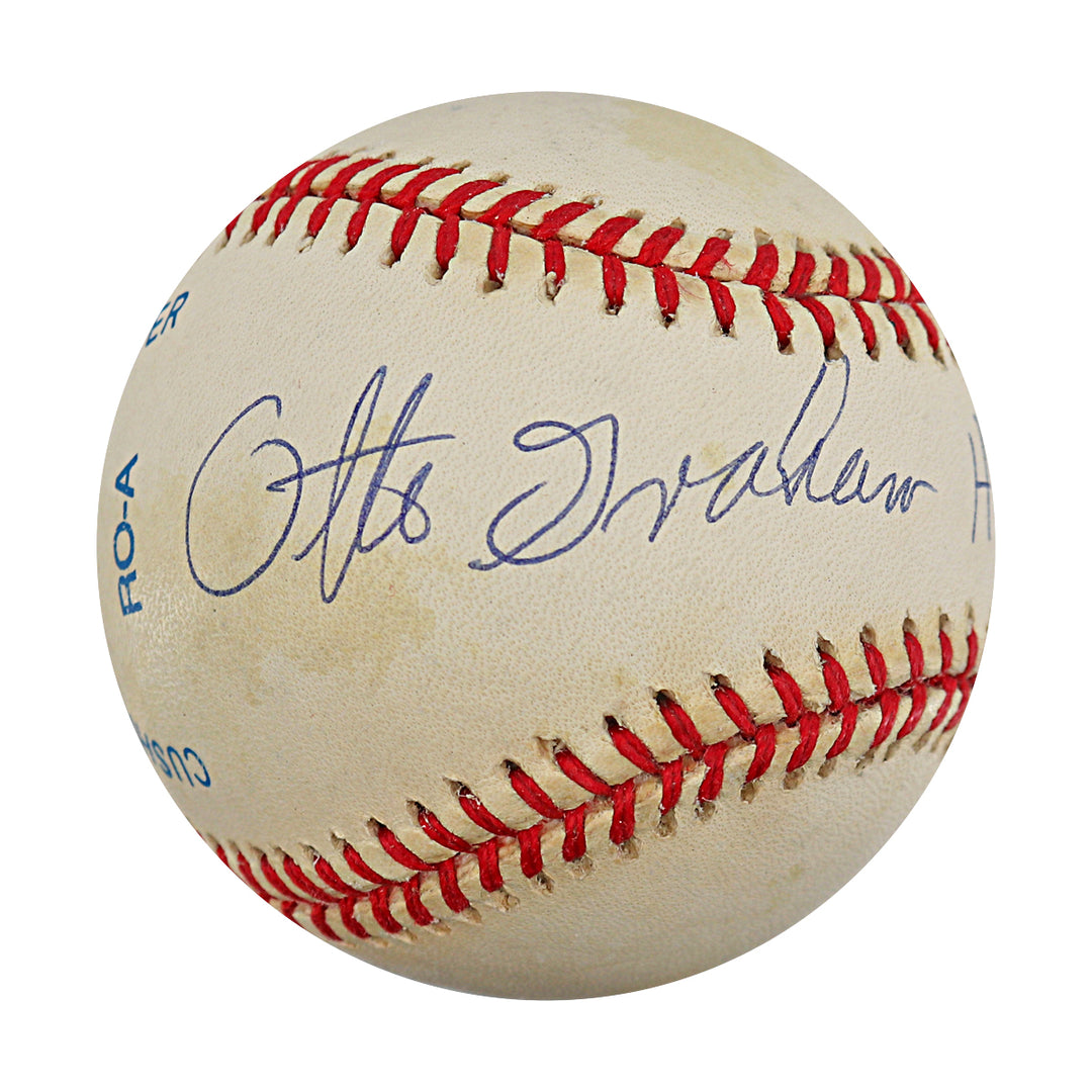 Otto Graham Cleveland Browns Autographed Inscribed OAL Baseball JSA COA