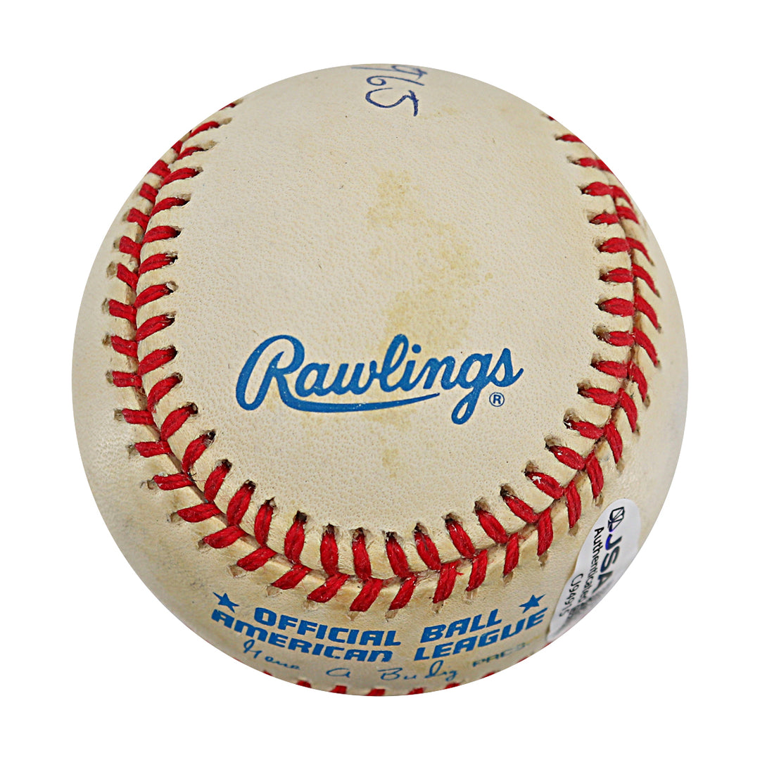 Otto Graham Cleveland Browns Autographed Inscribed OAL Baseball JSA COA