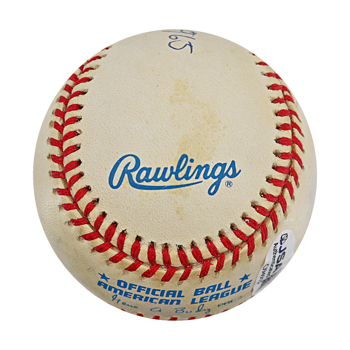 Otto Graham Cleveland Browns Autographed Inscribed OAL Baseball JSA COA