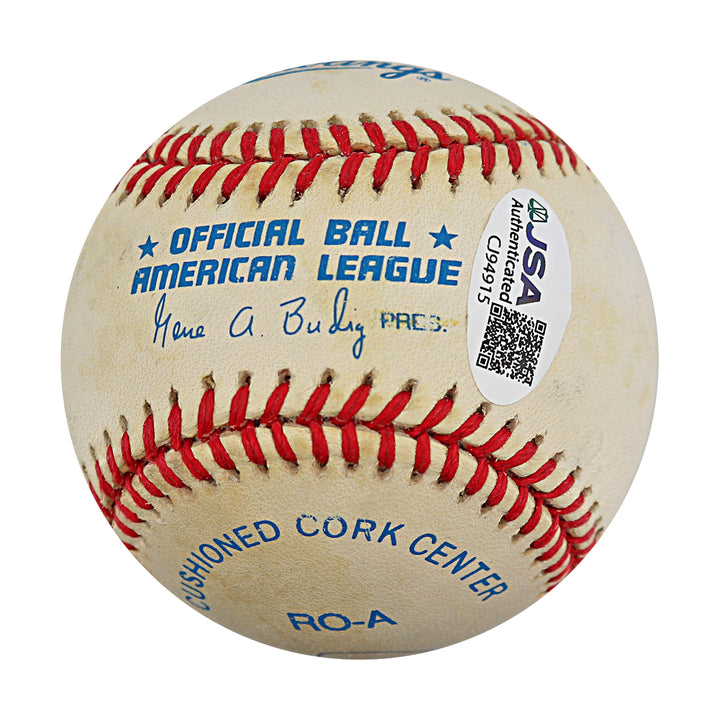 Otto Graham Cleveland Browns Autographed Inscribed OAL Baseball JSA COA