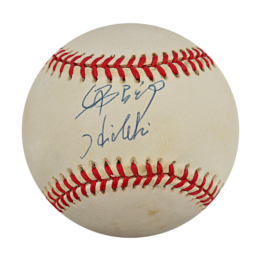Hideki Irabu New York Yankees Autographed OAL Baseball JSA COA