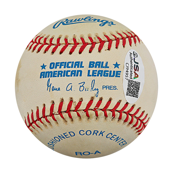 Hideki Irabu New York Yankees Autographed OAL Baseball JSA COA