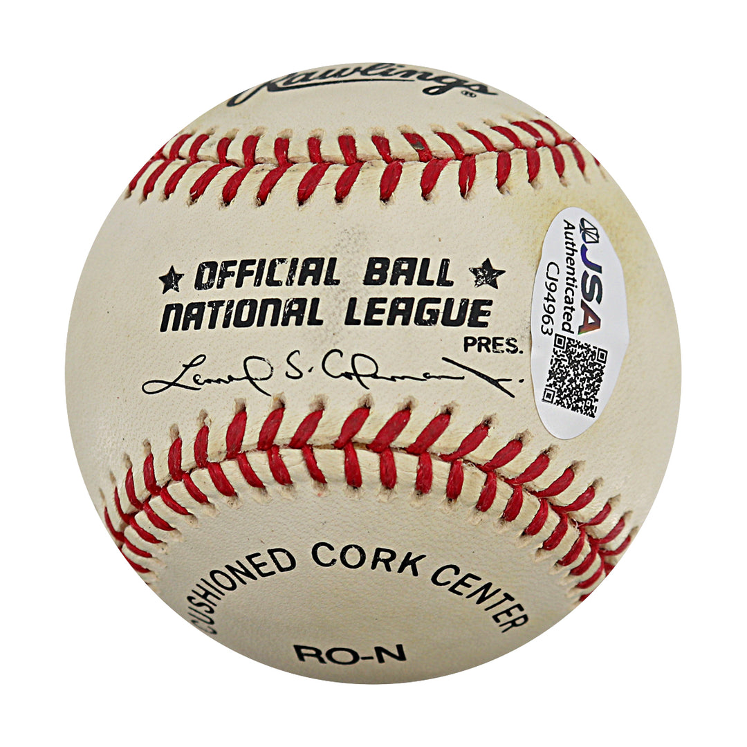 Dick Butkus Chicago Bears Autographed Inscribed ONL Baseball JSA COA