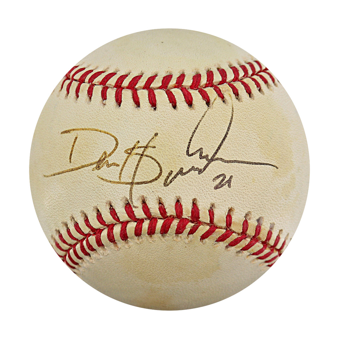 Deion Sanders Atlanta Braves Dallas Cowboys Autographed ONL Baseball JSA COA