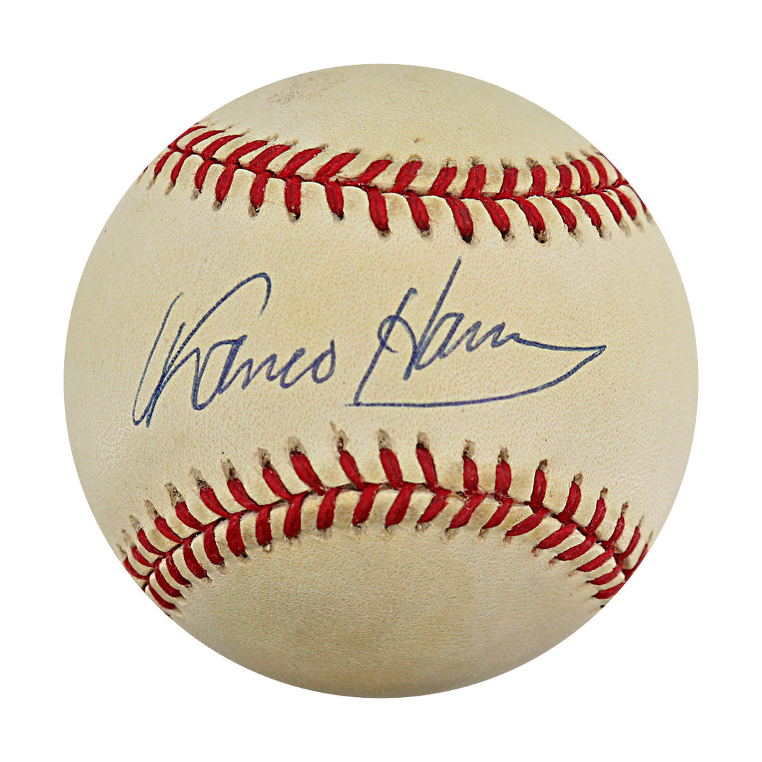 Franco Harris Pittsburgh Steelers Autographed ONL Baseball JSA COA