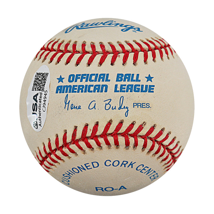 David Wells New York Yankees Autographed Inscribed OAL Baseball JSA COA