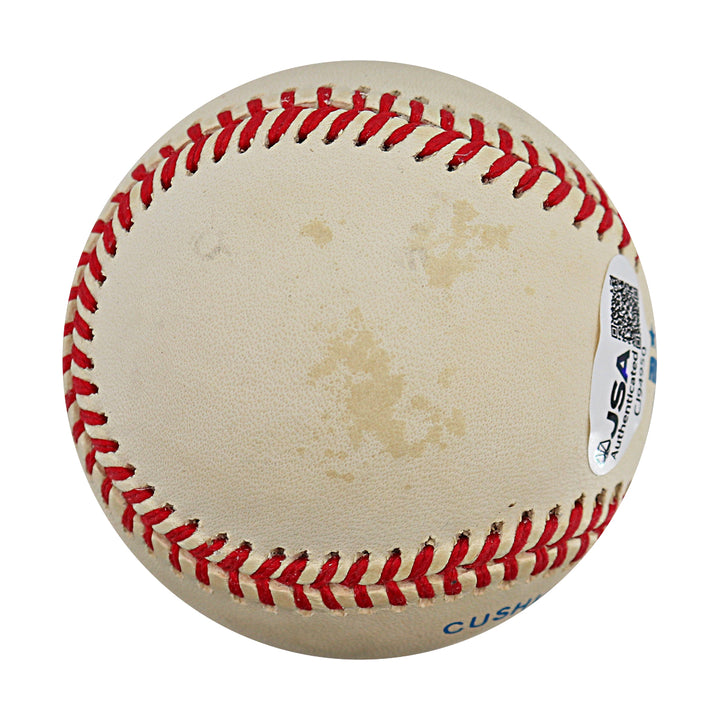 Mo Vaughn Boston Red Sox Autographed OAL Baseball JSA COA