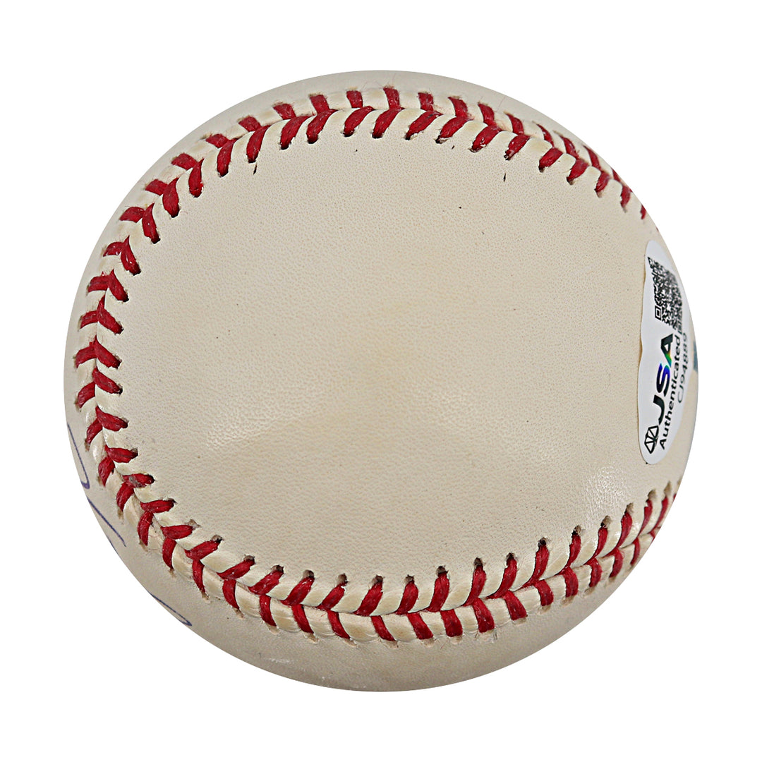 Tori Hunter Twins Tigers Autographed OMLB Baseball JSA COA