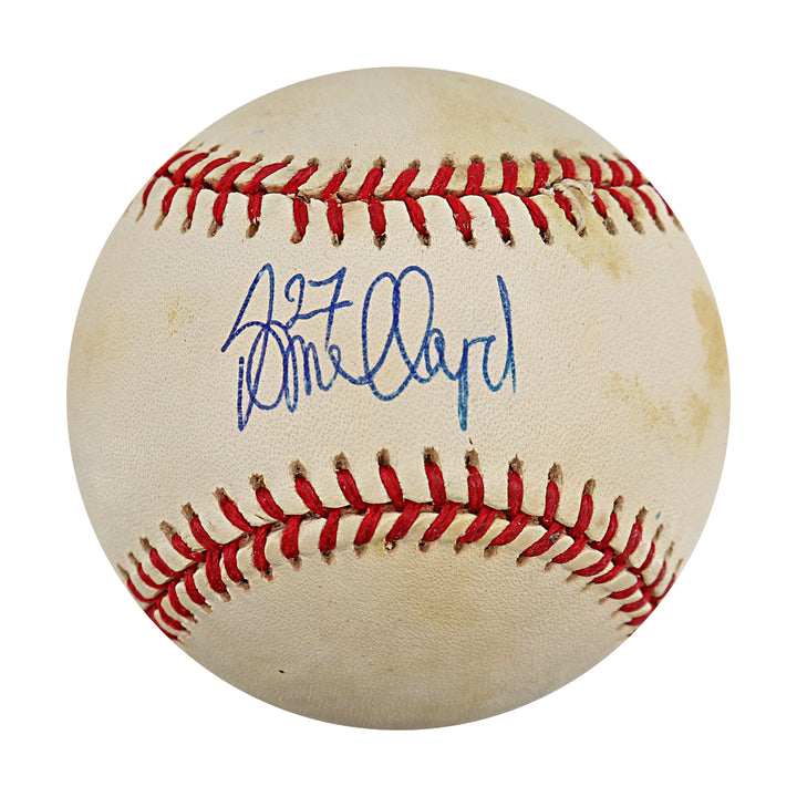 Graeme Lloyd New York Yankees Autographed OAL Baseball JSA COA