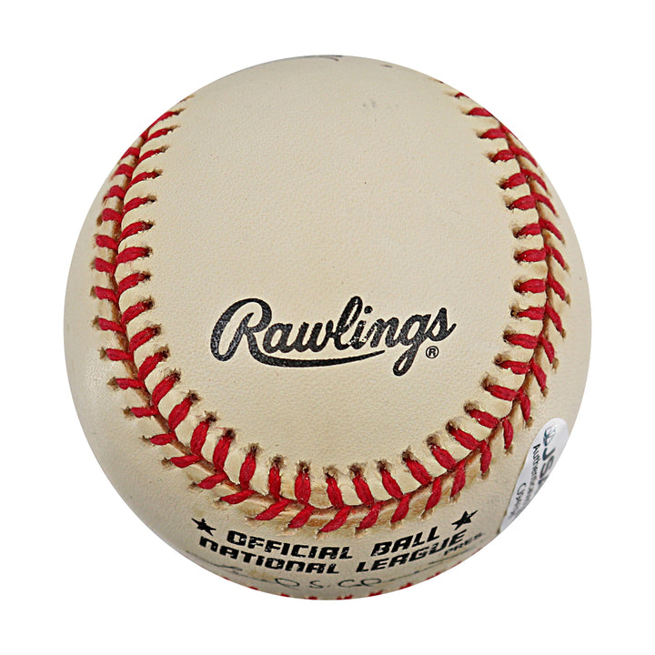 Billie Jean King Autographed ONL Baseball JSA COA