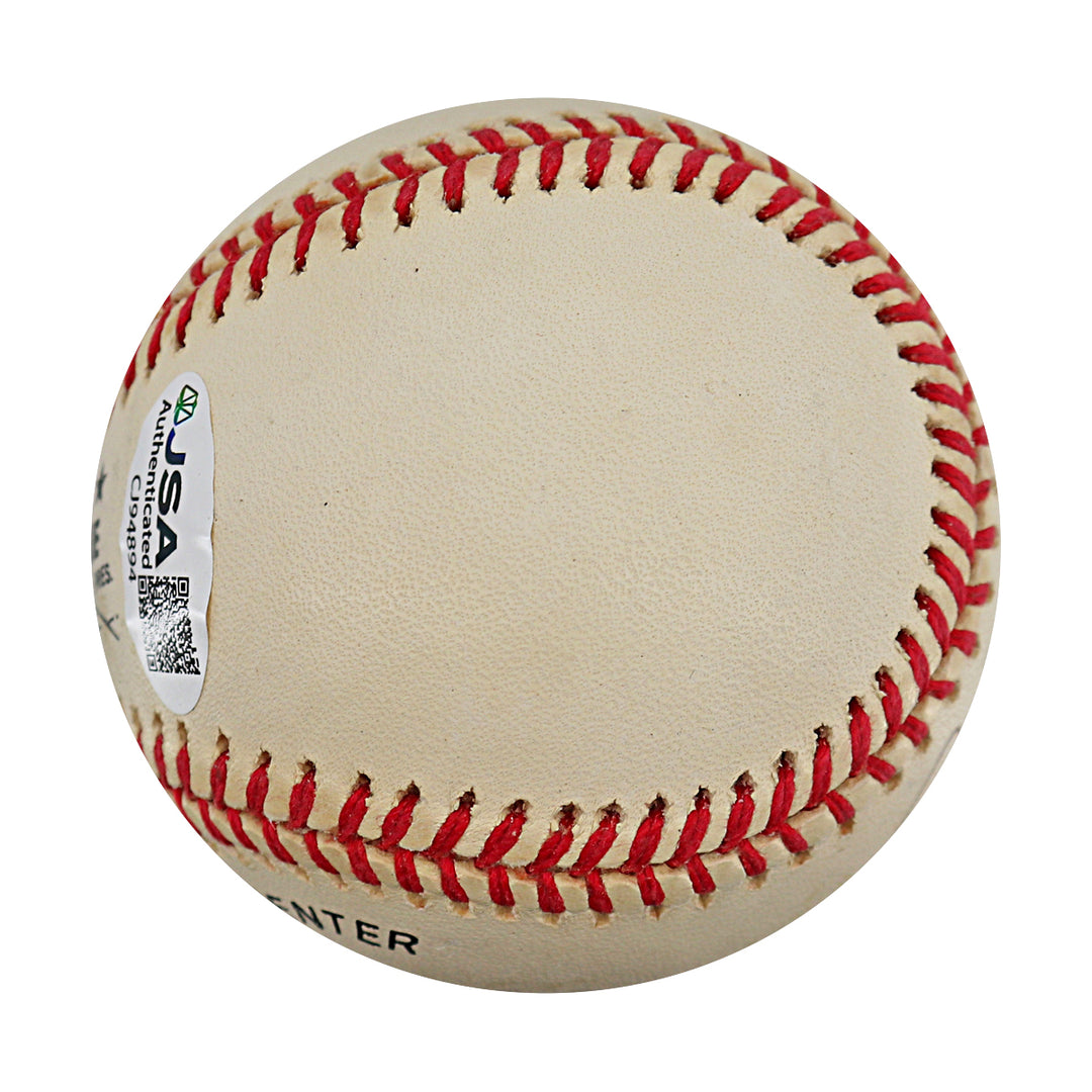 Billie Jean King Autographed ONL Baseball JSA COA