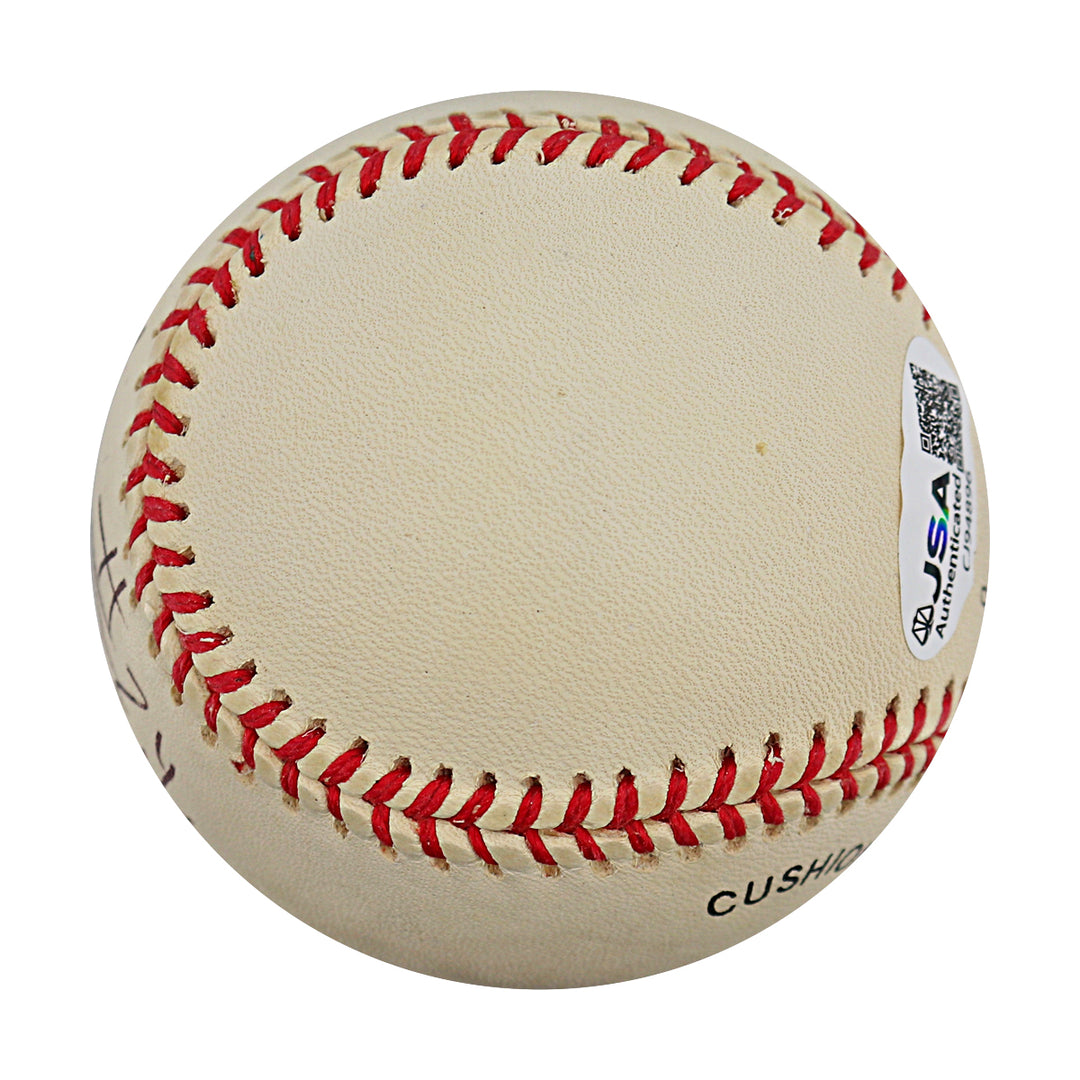 OJ Anderson New York Giants Autographed ONL Baseball JSA COA