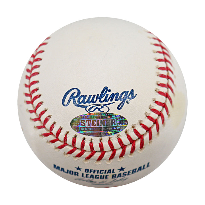 Jim Kaat Minnesota Twins Autographed Inscribed OMLB Baseball Steiner & MLB Holo