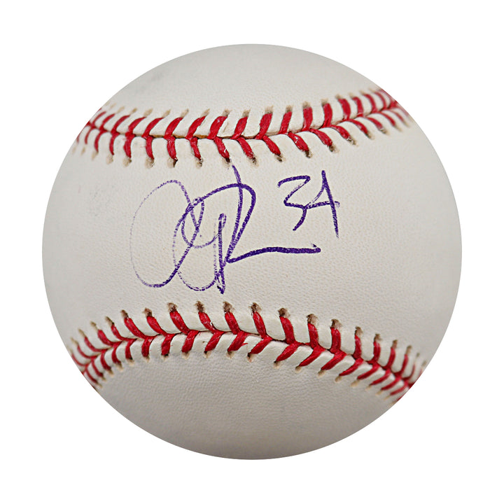 Cliff Lee Phillies Mariners Autographed OMLB Baseball JSA COA