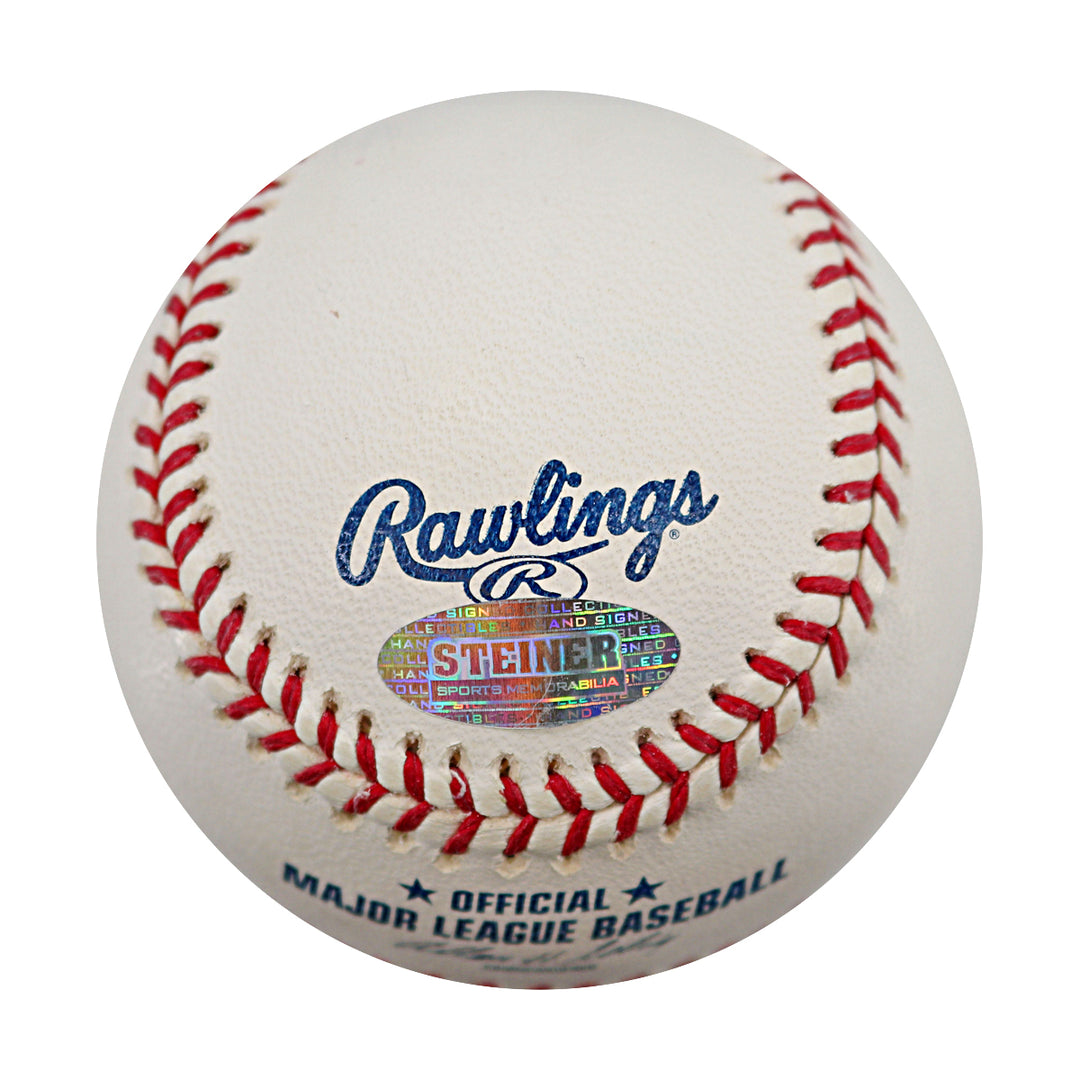 Melky Cabrera New York Yankees Autographed OMLB Baseball Steiner COA