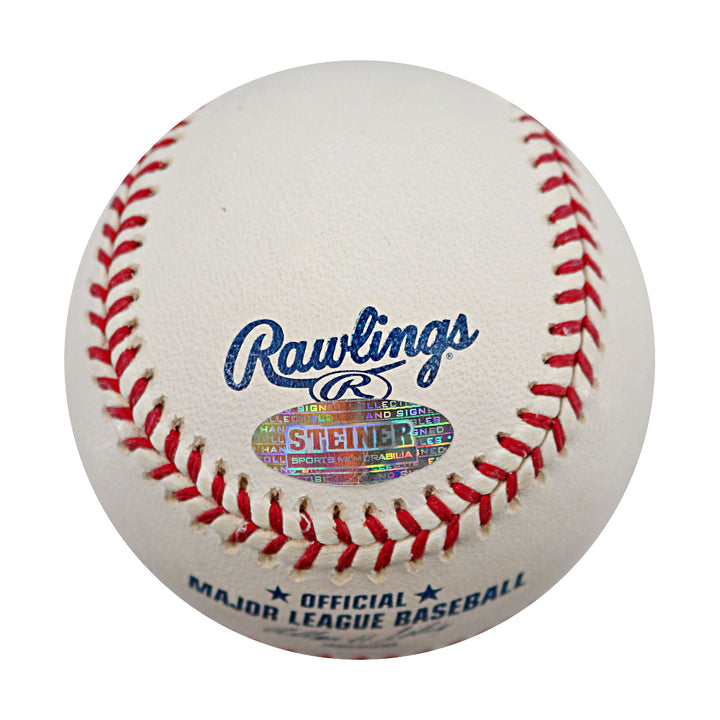 Melky Cabrera New York Yankees Autographed OMLB Baseball Steiner COA