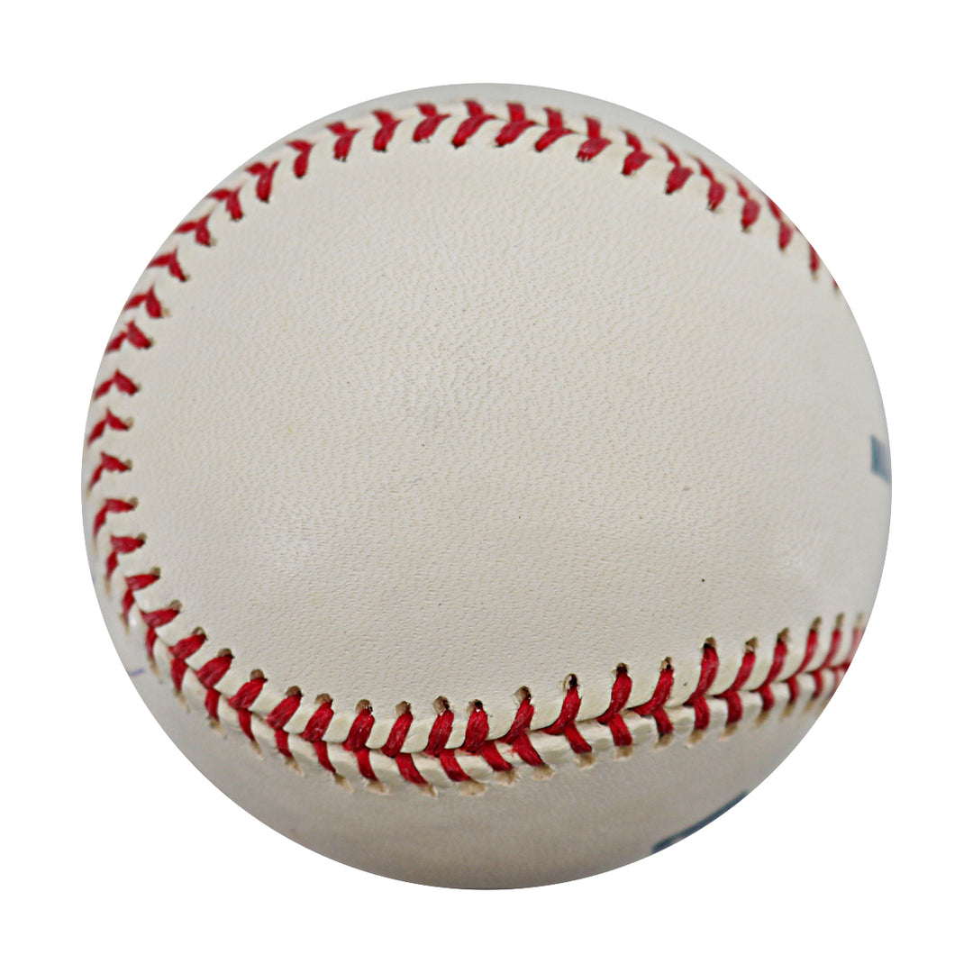 Tiki Barber New York Giants Autographed OMLB Baseball Steiner COA
