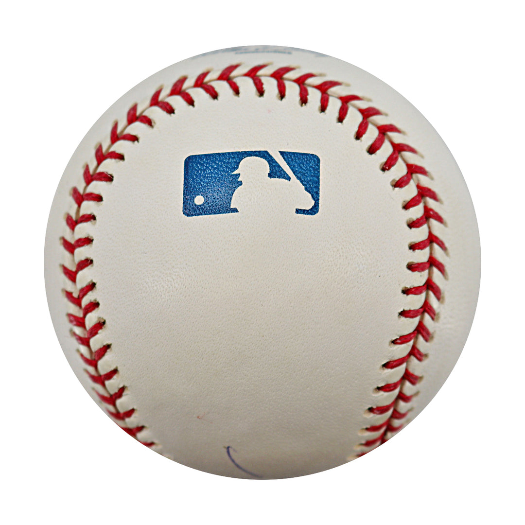 Tiki Barber New York Giants Autographed OMLB Baseball Steiner COA