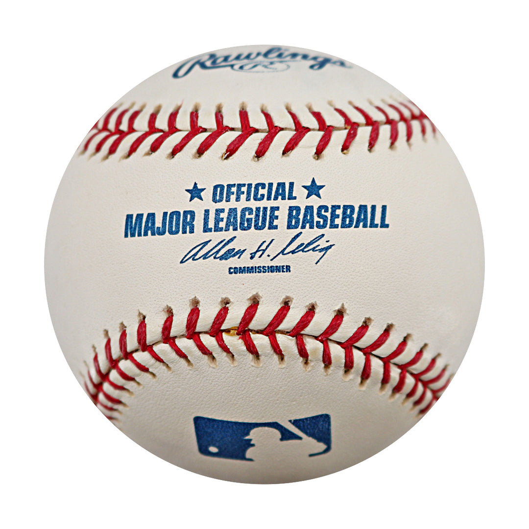Fred McGriff Rays Braves Autographed Inscribed OMLB Baseball IronClad Auth Holo